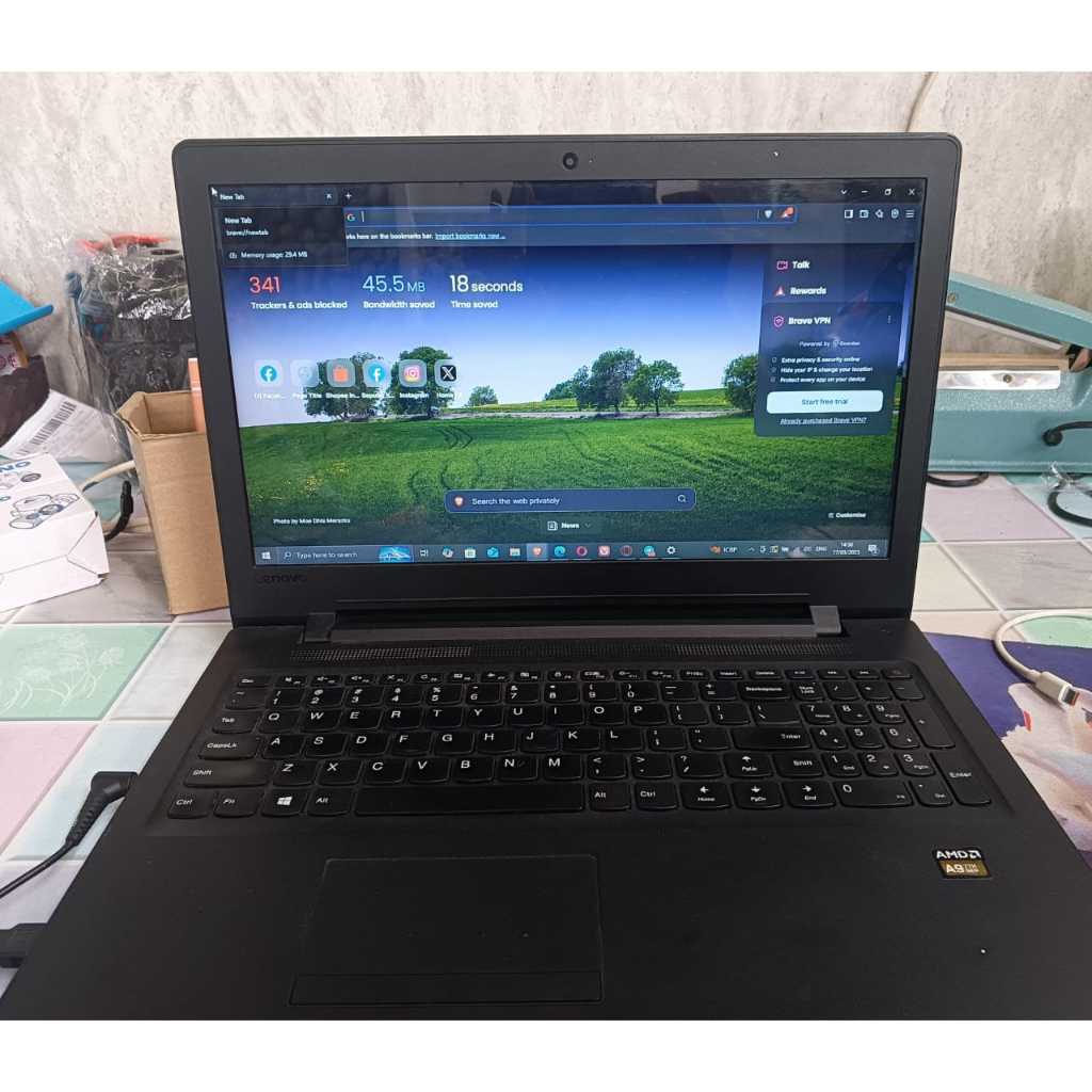Laptop Lenovo Ideapad 110-15 ast  Mulus Secound / Laptop Lenovo Bekas