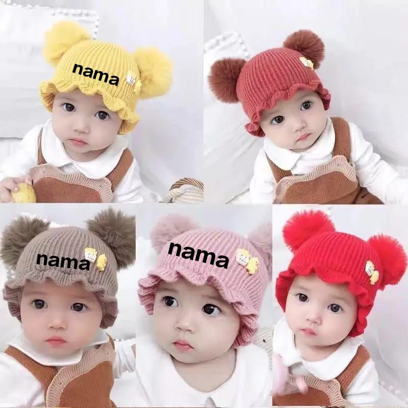 Topi Bayi Perempuan Topi bayi renda Topi bayi pake nama