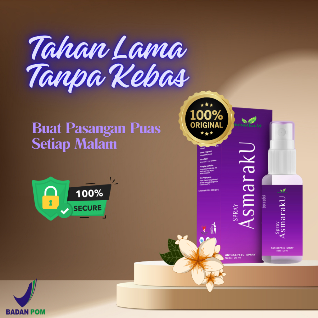 ASMARAKU - Spray Penambah Stamina Dan Vitalitas Pria Dewasa Isi 20ml