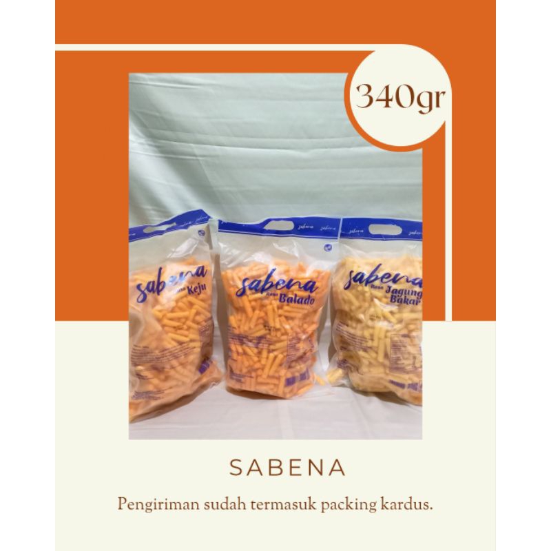 

[ Snack Murah ] Sabena 3 Varian Rasa || Keju | Balado | Jagung Bakar ||