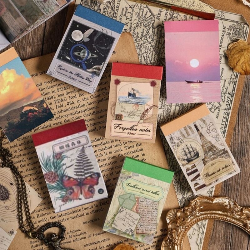 

1pcs sticker book kecil tiny pocket size 50 lembar jurnal diy