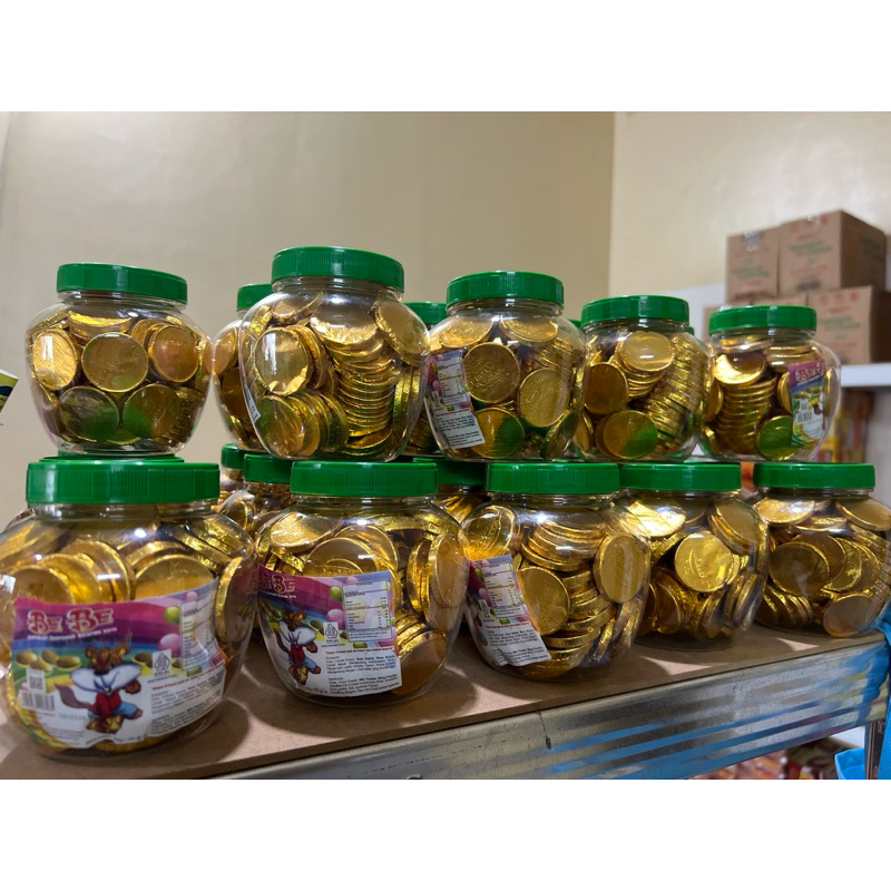 

RB22 Cokelat Koin Emas bebe Coklat chocolate Coin isi kurang lebih 100