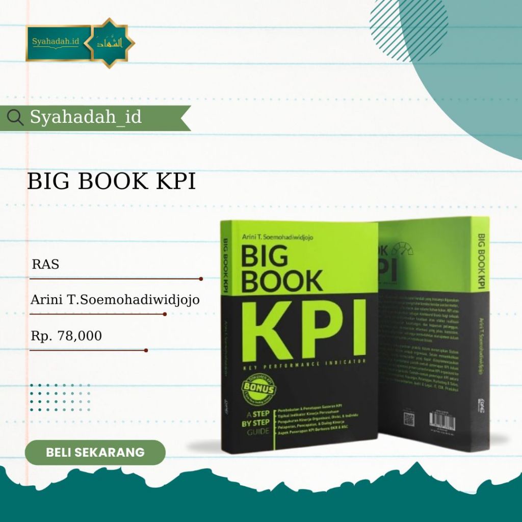 BUKU BIG BOOK KPI BUKU BISNIS BIG BOOK KPI