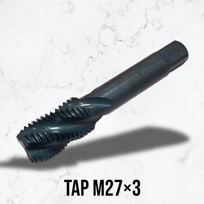 Tap M27×3 Sp Tap mesin M 27 × 3 Tapping Spiral Japan Handtap M27 New baru