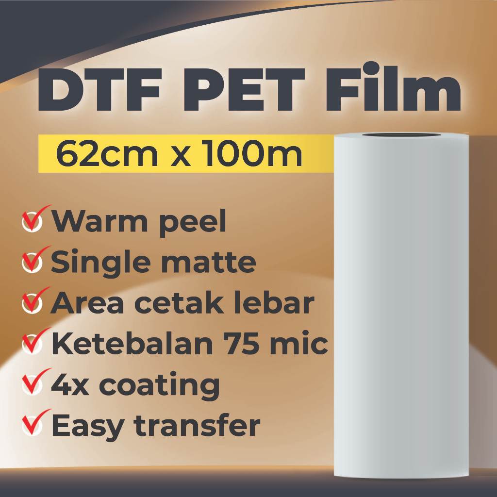 

DTF PET FILM uk 62cm x 100m