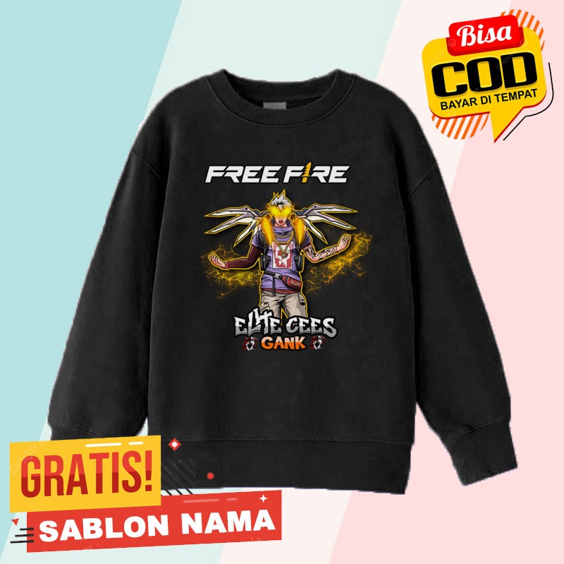 Sweater Anak FF / Jaket Anak Laki Laki & Perempuan FF