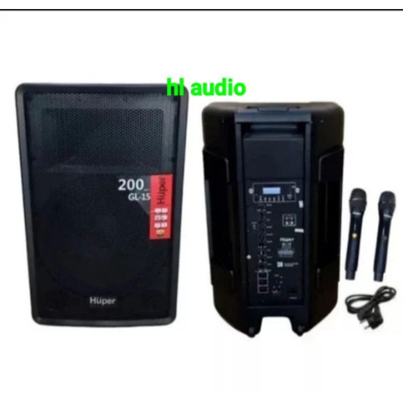 SPEAKER PORTABLE HUPER GL-15 ORIGINAL