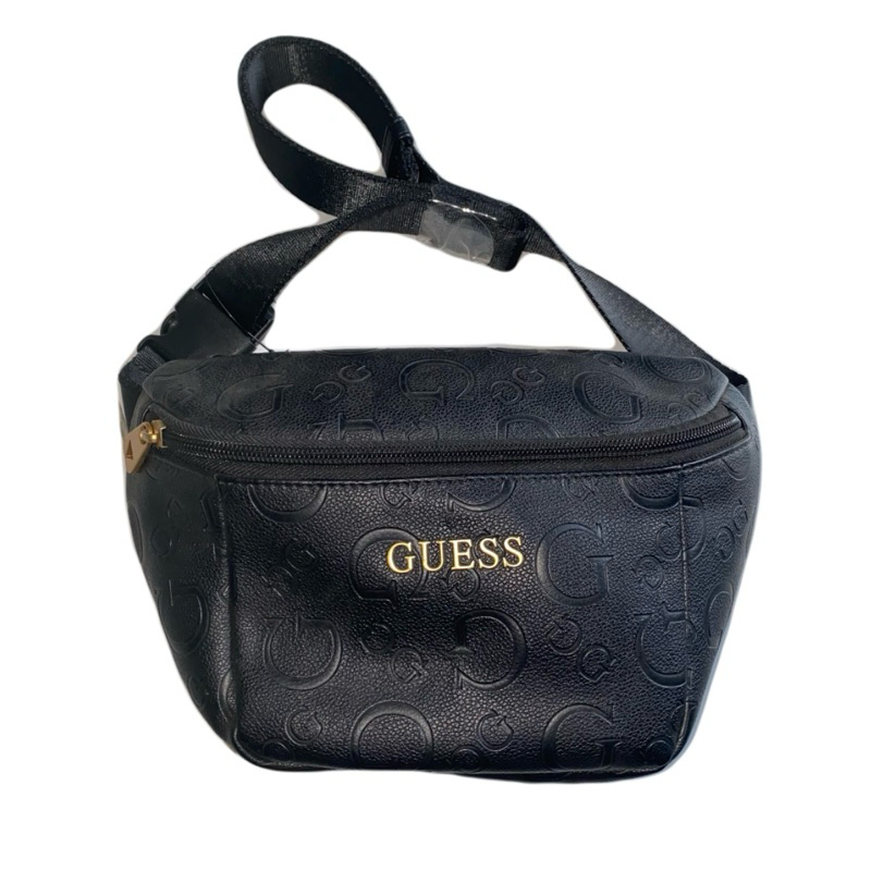 GUESS BELT BAG BLACK ORIGINAL