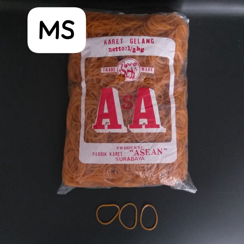 KARET GELANG PENTIL LINGKAR KECIL 500GR / KARET PENTIL LINGKAR KECIL