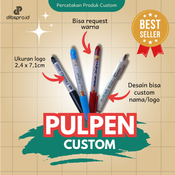 

PULPEN CUSTOM SATUAN NAMA / PULPEN CUSTOM LOGO / PULPEN PLASTIK SEMINAR