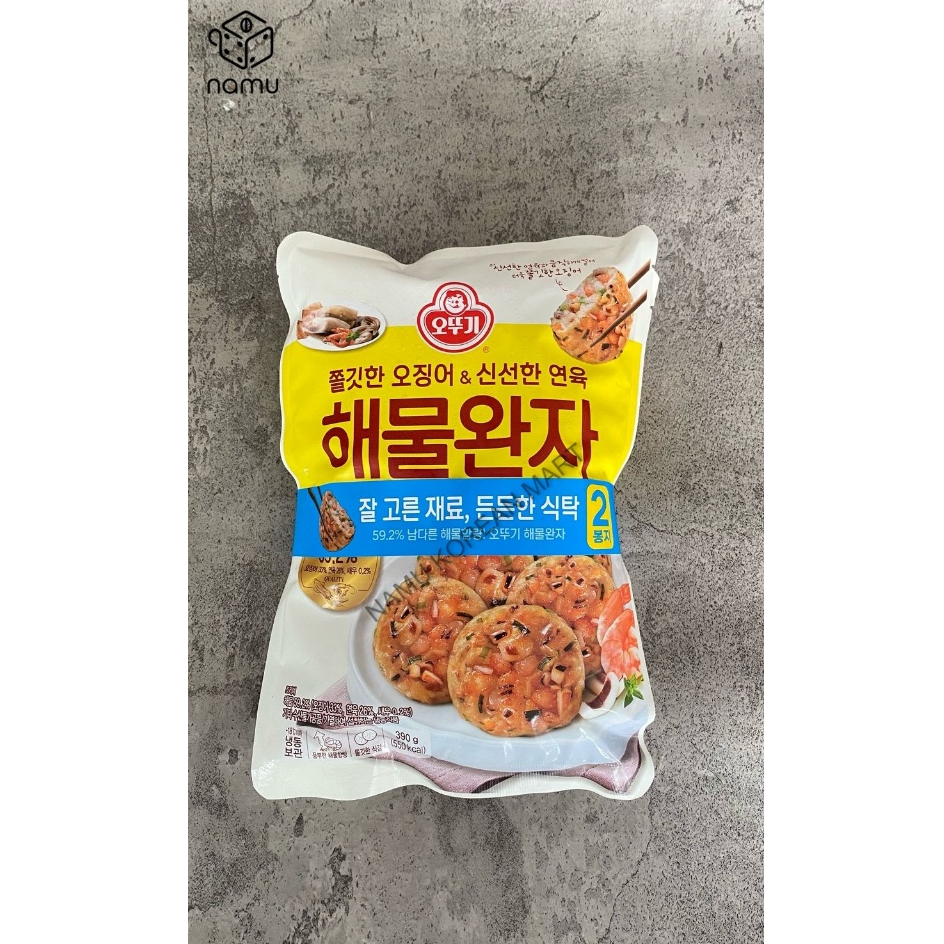 

Ottogi Korean Traditional Seafood Ball 390gr x 2pack / Naget Seafood / Nugget Seafood / Seafood Ball / Frozen Food