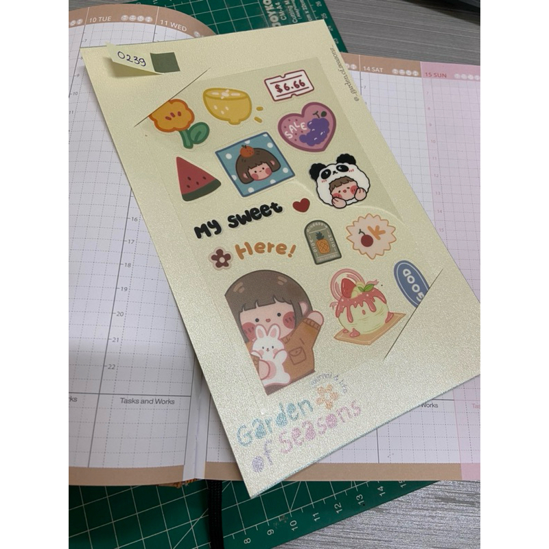 

0239-0244 cute daily life sticker 2