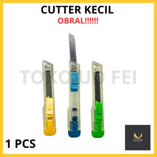 

(BARANG OBRAL !) Cutter Kecil Obralan/ Cutter Transparan Murah/ Cutter Transparan Kecil