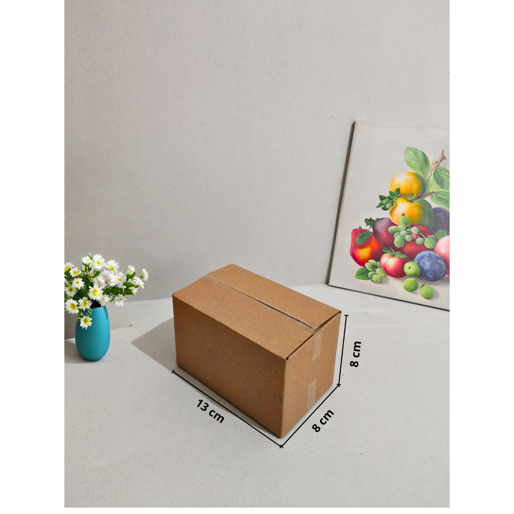 

( 10 Pcs ) Kardus Karton Box Polos 8 x 13 x 8