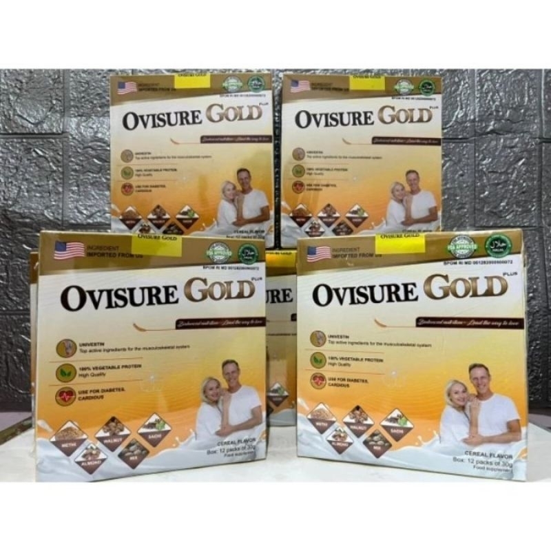 

OVISURE GOLD (2 BOX) Original Susu Kesehatan Tulang Dan Sendi Atasi Osteoporosis Keroposan Tulang Asli Alami BPOM