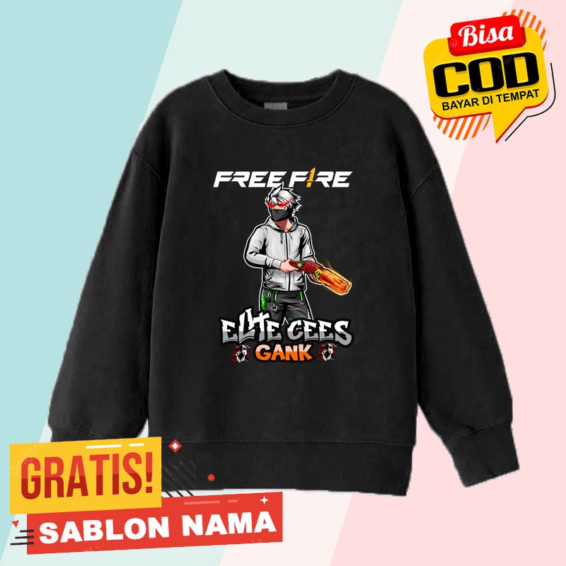Sweater Anak FF SG2 / Jaket Anak Laki Laki & Perempuan FF SG2