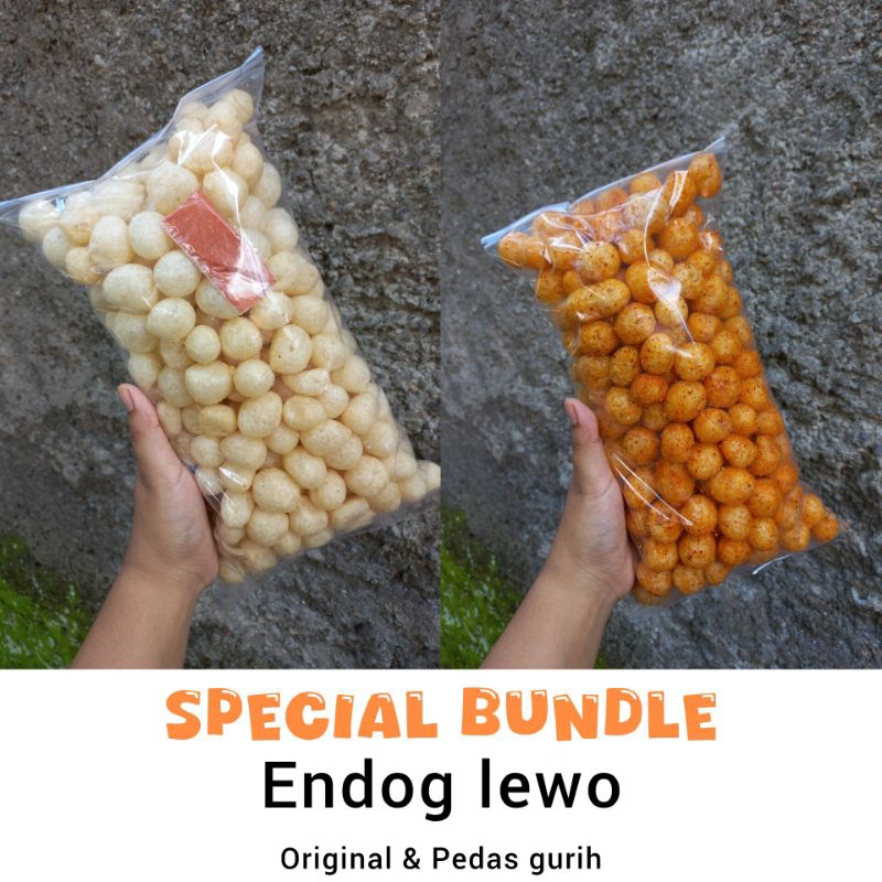 

Endog lewo Bundle Sale 2 bungkus Original dan Pedas Gurih