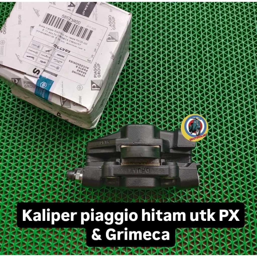 Kaliper piaggio hitam utk PX & Grimeca
