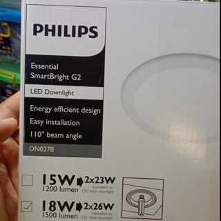 Downlight LED Phillips 18watt DN027B G2 7 In Warm White