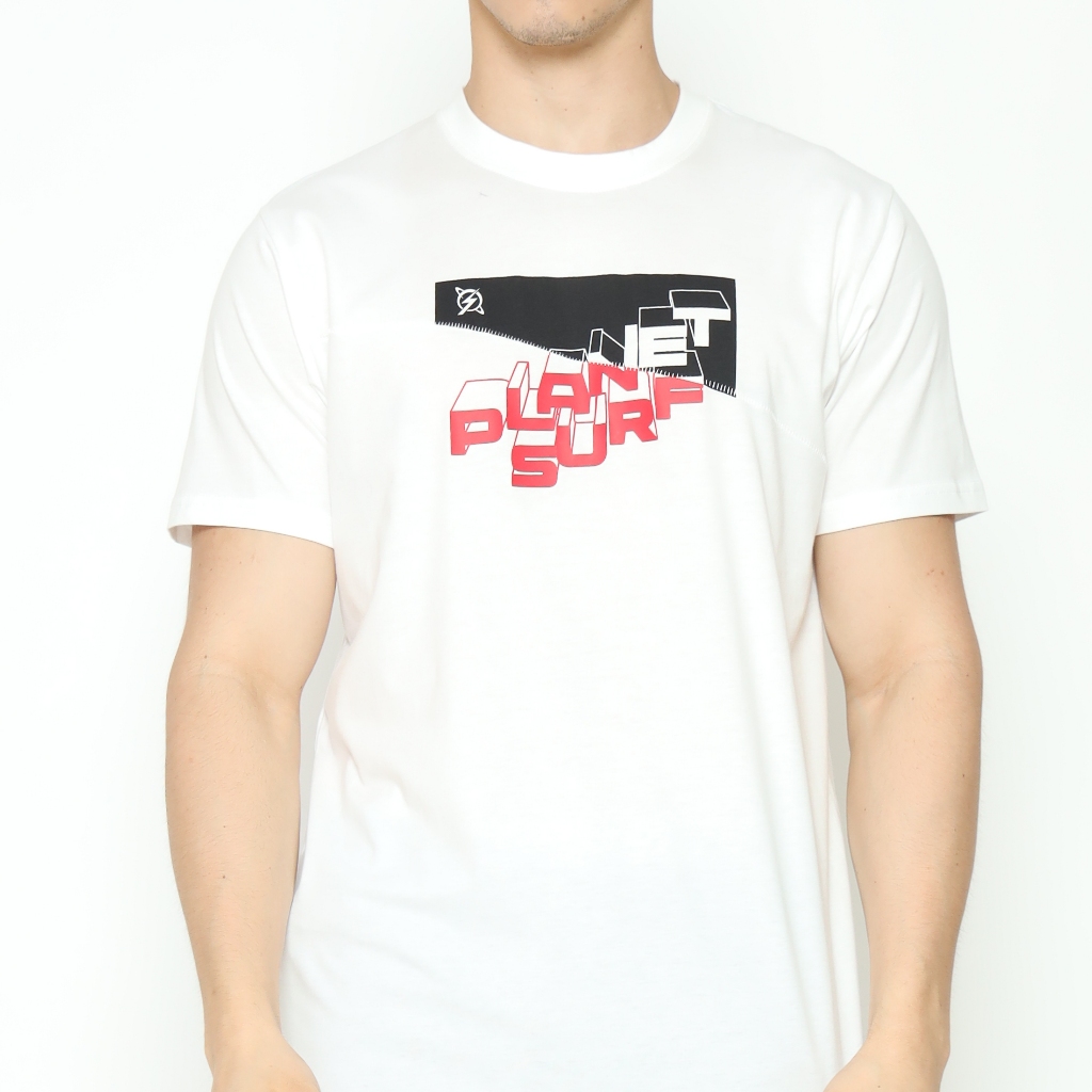 Planet Surf Clothing Kaos lengan pendek Pria Alebox Men Tee Planet Surf