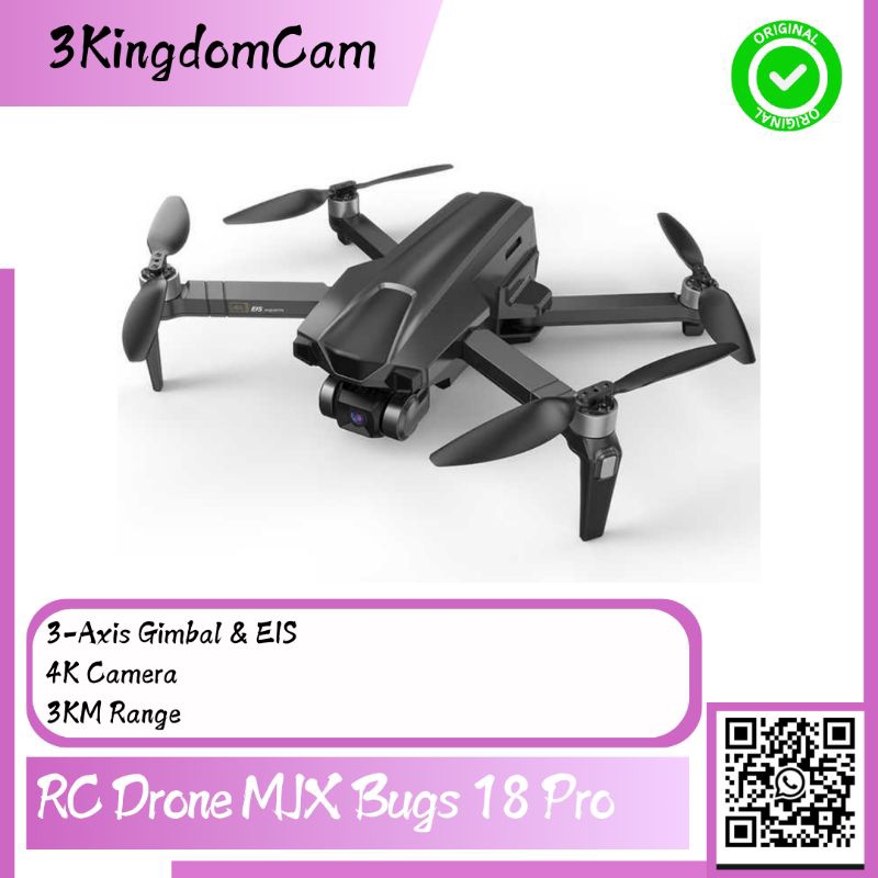 RC Drone MJX Bugs 18 Pro - 3-Axis Gimbal 4K Camera