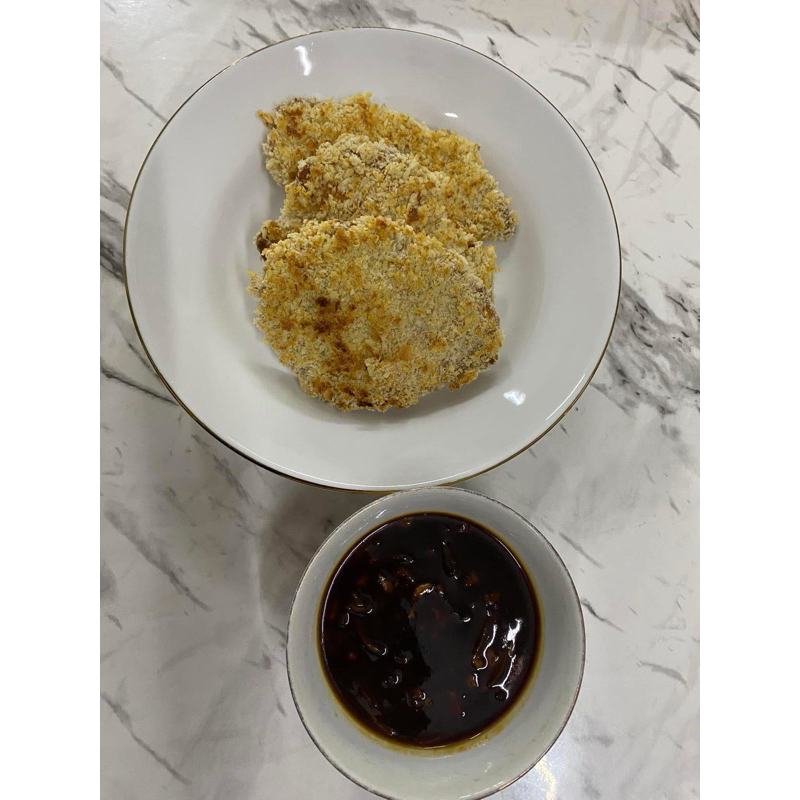 

chicken katsu dada paha panggang healthy gym