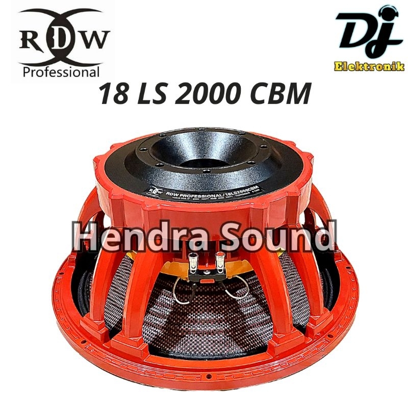 RDW ● 18 LS 2000 CBM / 18 LS2000 CBM - Speaker Komponen (18 inch)