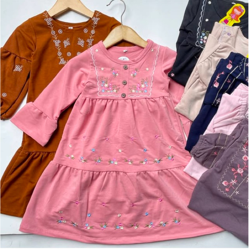 Midi dress anak 1-3 tahun
