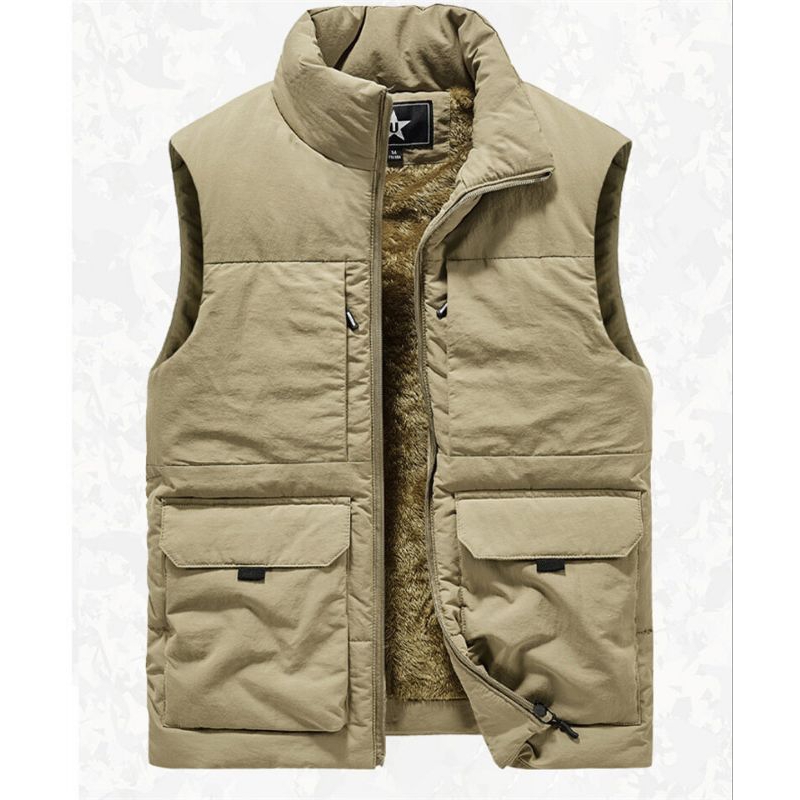 jaket rompi pria vest jaket rompi bulu Jaket rompi tebal