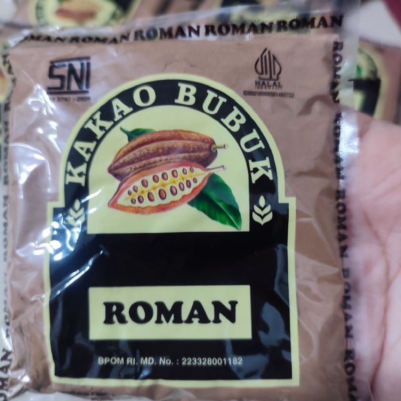 

Roman Bubuk coklat Cacao Powder 35gr