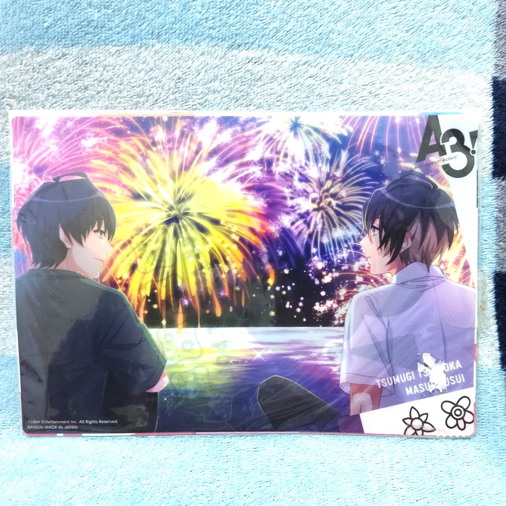 Act Addict Actors A3 Clear Visual Poster - Tsumugi & Masumi