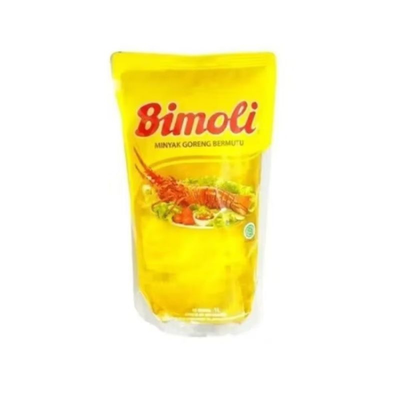

Minyak goreng Bimoli Berat Bersih 1 L Kemasan Pouch