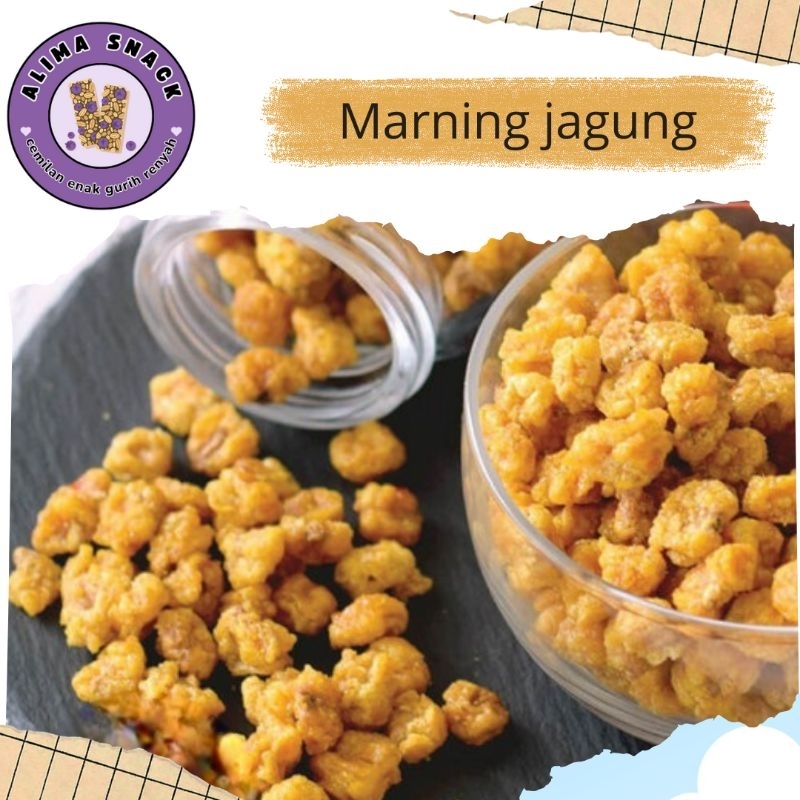 

Marning Jagung pedas manis 1 Kg Gurih