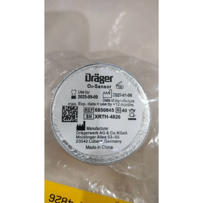 OKSIGEN SENSOR DRAGER O2 CELL