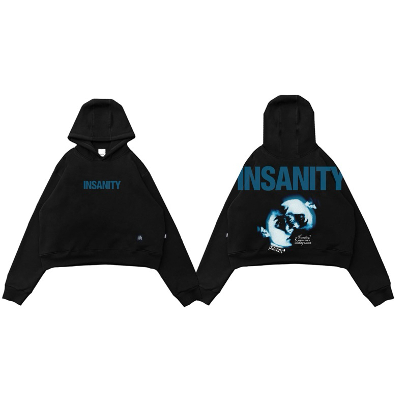 HOODIE CROP ORIGINAIL PUNISMENT/JAKET PRIA/SWEATER PRIA/HOODIE OVERSIZE/HOODIE CROP INSANITY