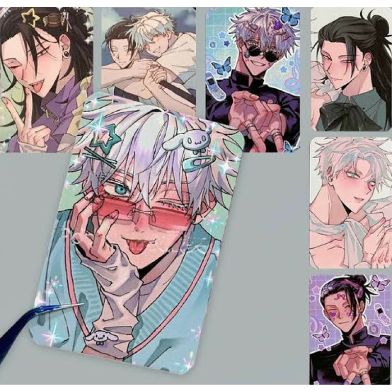 Photocard Gojo Satoru jjk Jujutsu Kaisen Postcard