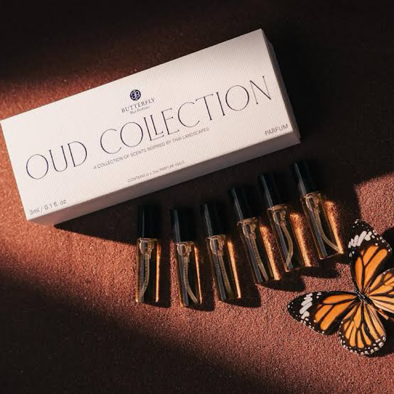 [Ready Stock] Butterfly Thai Perfume Oud Collection 3ML Set