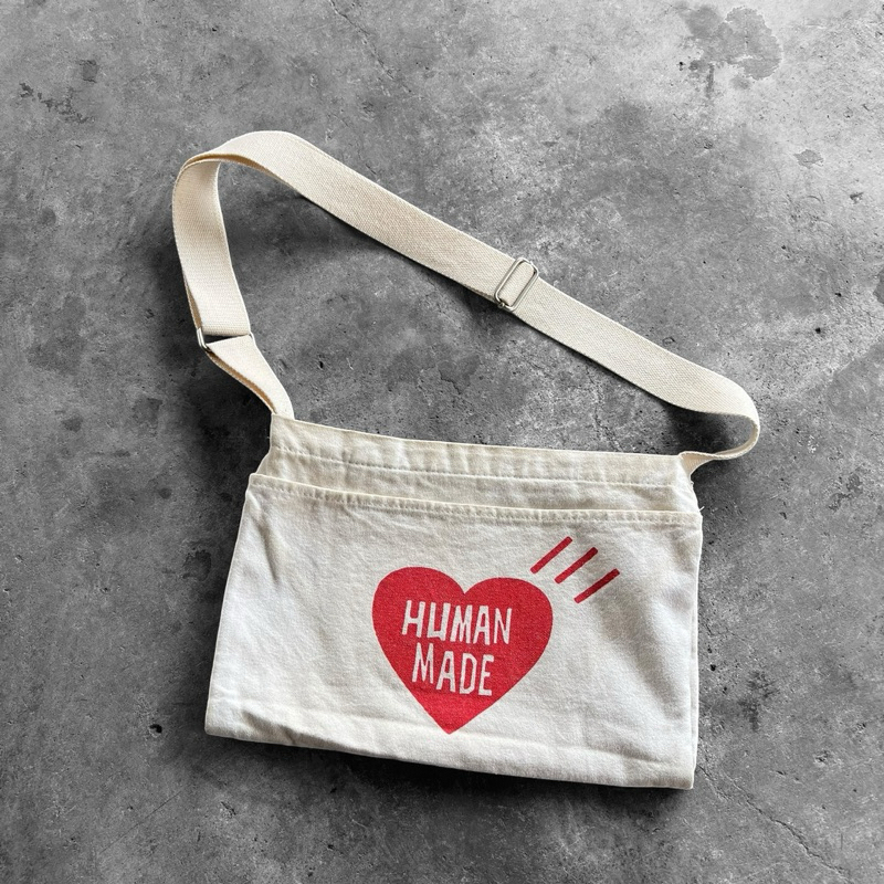HUMAN MADE - SHOULDER BAG NATURAL