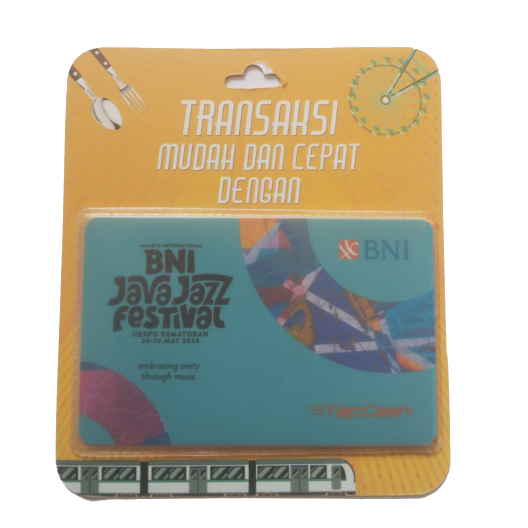 Tapcash BNI Original bukan custom edisi JAVA JAZZ FESTIVAL TOSCA