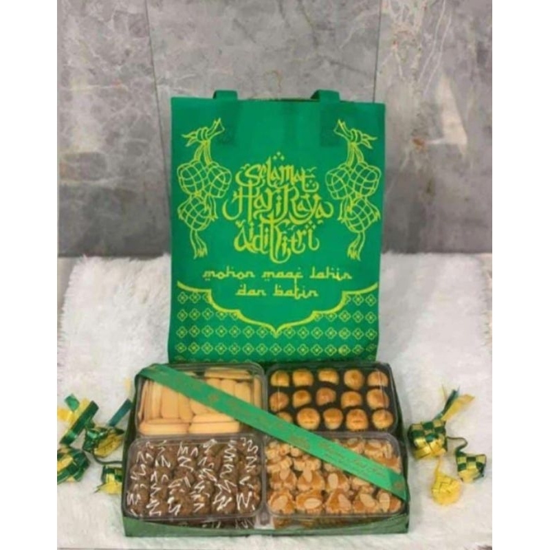 

Hampers Lebaran Murah Kue Kering Isi 4 dan Isi 6