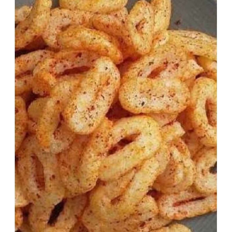 

kerupuk koin pedas gurih