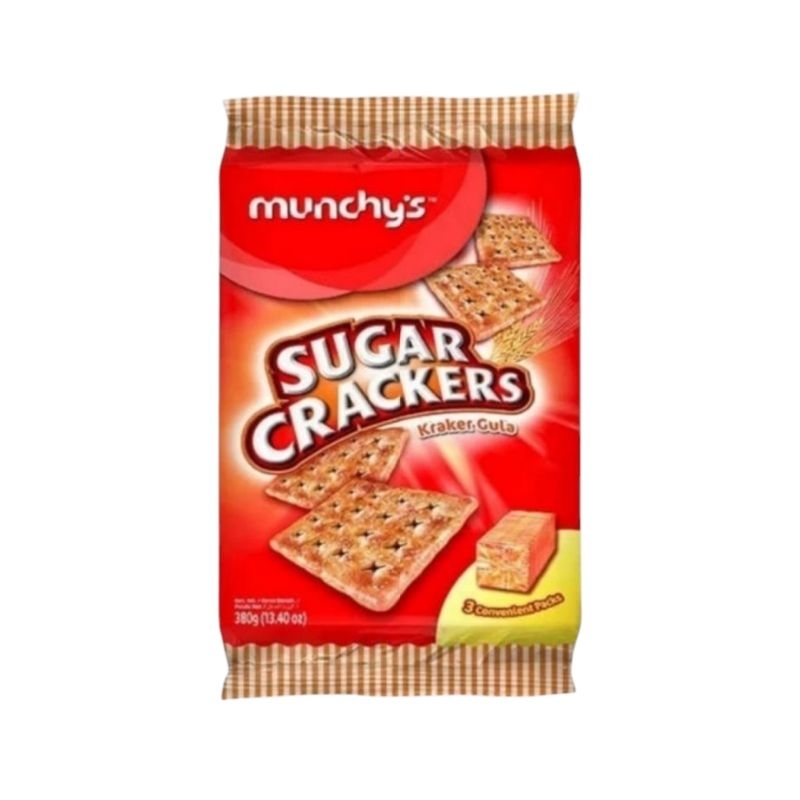 

Munchys Sugar Crackers 380g isi 3 pack