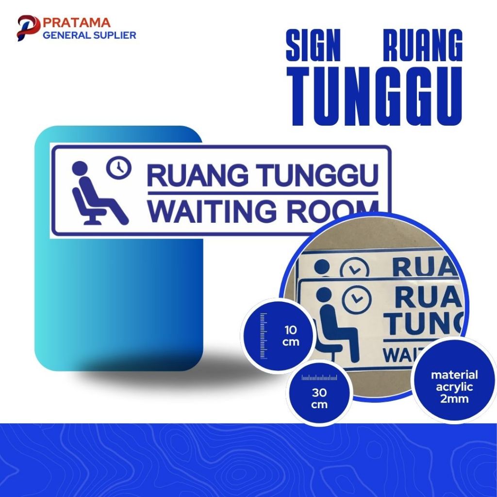 

Sign Acrylic Ruang Tunggu