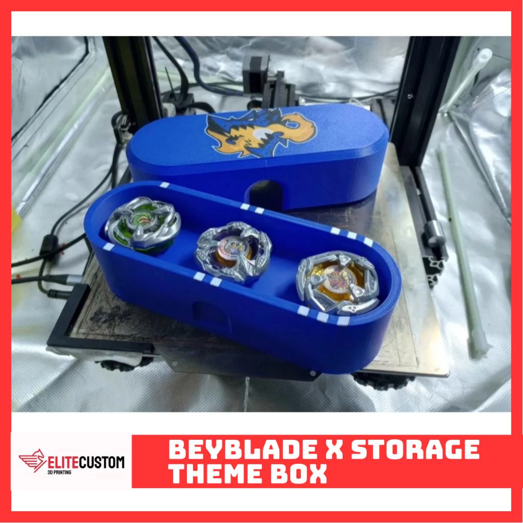 Beyblade X Storage Theme Box Beystorage Beyblade X Display  Case Kotak Penyimpanan Beyblade X