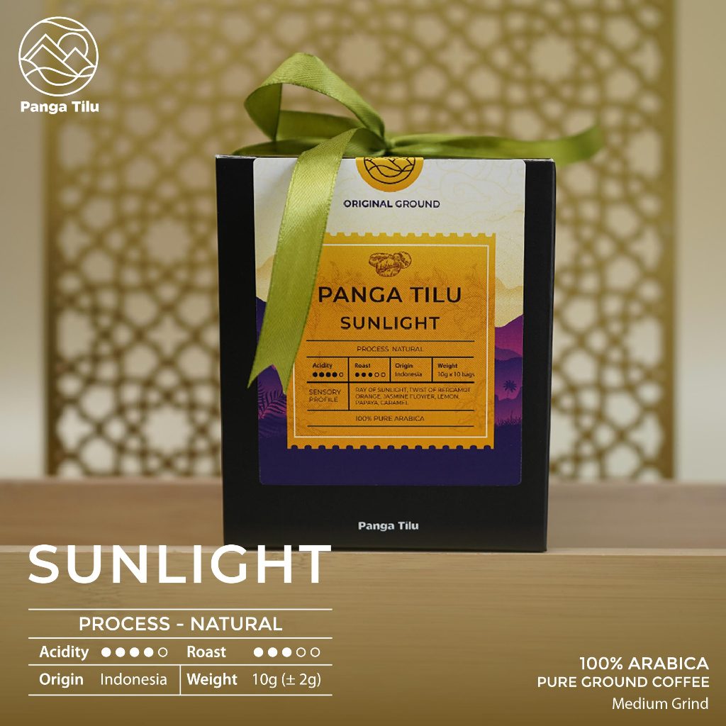 

Kopi Panga Tilu SUNLIGHT(Natural Process) Drip Coffee | Kopi Drip Premium | Kopi Biji Arabica Pangalengan