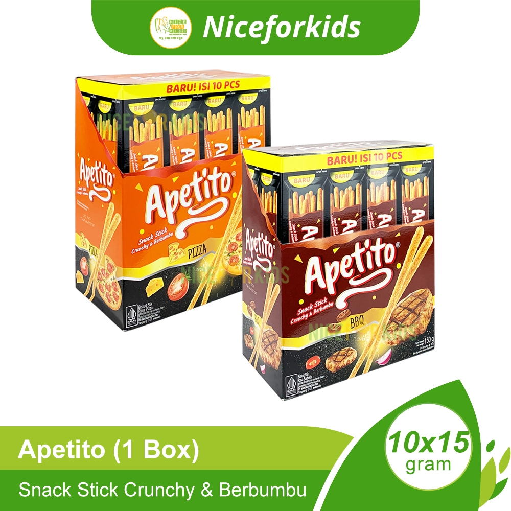 

Apetito Snack Stick Box 10X15gr / Snack Stick Gurih