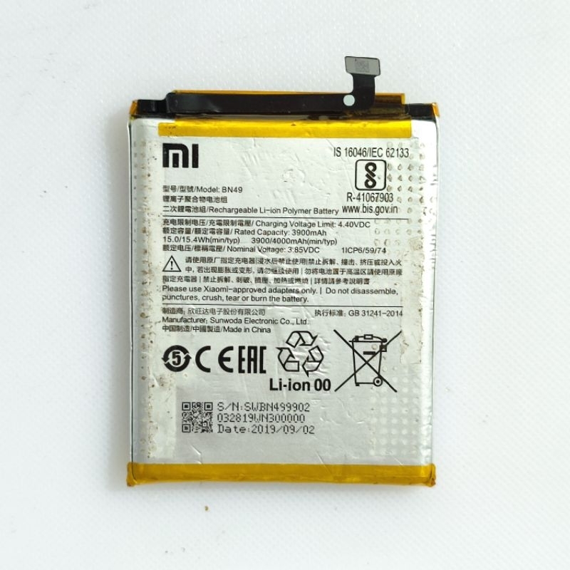 BATERAI BATTERY REDMI 7A ORIGINAL COPOTAN