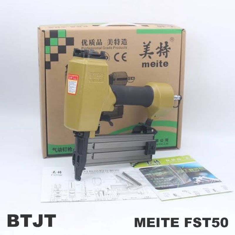 MEITE AIR NAILER GUN STAPLES ANGIN PNEUMATIC NAILER MEITE FST50  T50  50MM