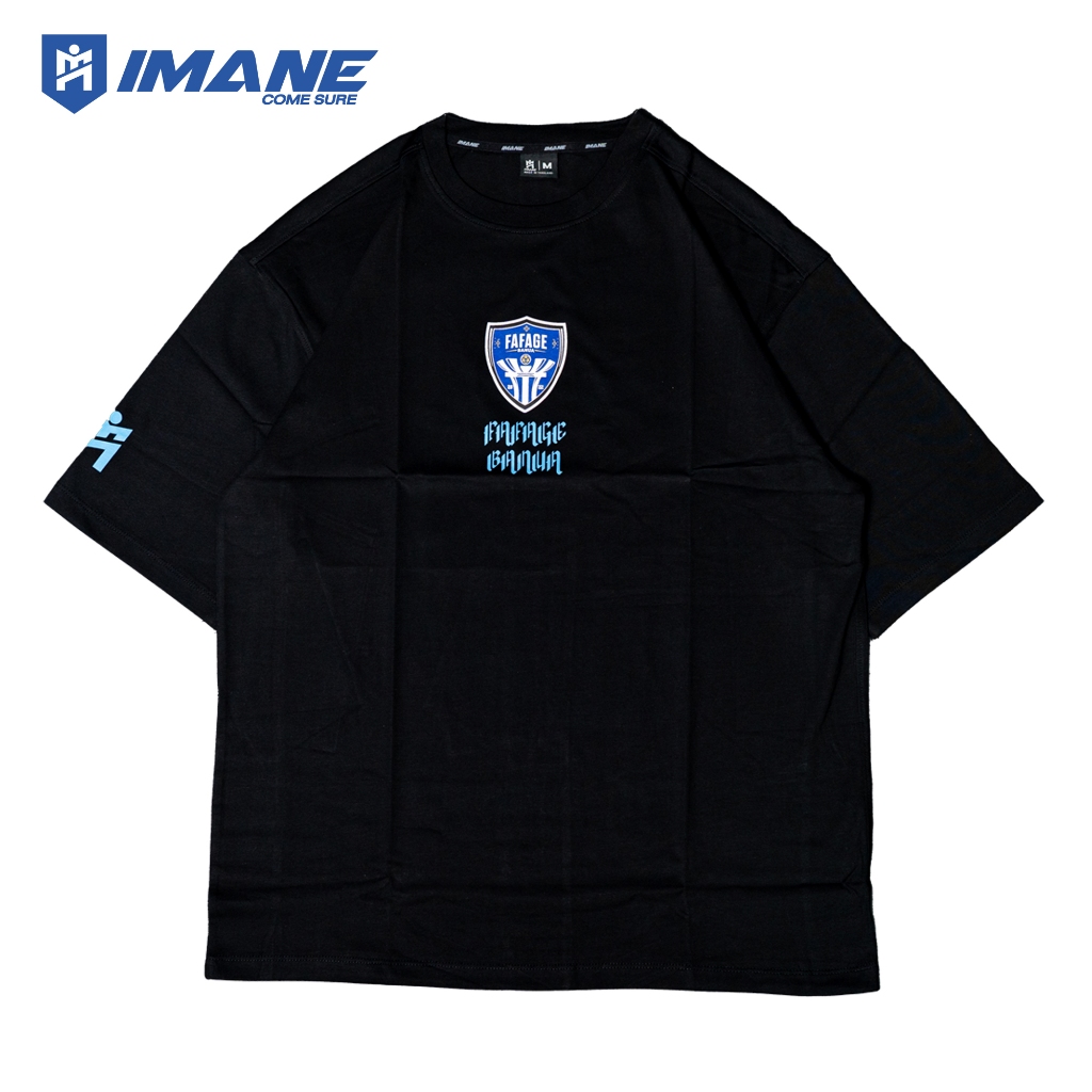 IMANE T-Shirt Oversize Fafage Banua 2025 - Black