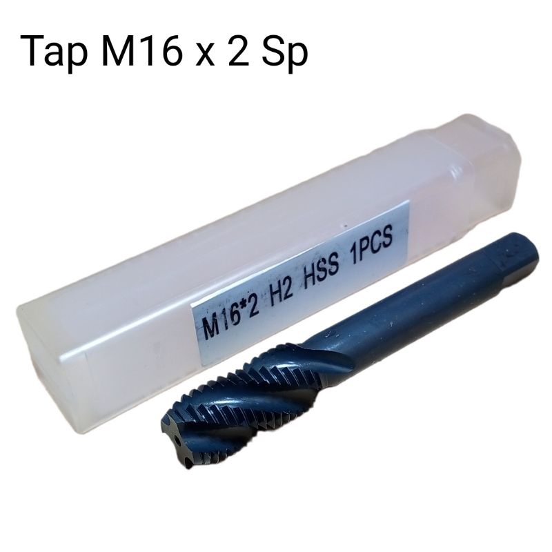 Tap M16 x 2 Spiral Setara Yamawa Tap Mesin M16x2 SP Hand Tap M16 x 2 Baru